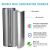 US Stock - CALCA 25pcs 20oz Skinny Tumbler White Stainless Steel Insulated Water Bottle Double Wall Vacuum Travel Cup With Sealed Lid and Straw