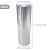 US Stock - CALCA 25 Pack 20 oz Sublimation Skinny Tumbler Blanks, Double Wall Insulated Classic Water Tumbler Cup with Lid and Straw Vacuum Travel Mug Unbreakable Wate Bottle (Silver)