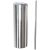 US Stock - CALCA 25 Pack 20 oz Sublimation Skinny Tumbler Blanks, Double Wall Insulated Classic Water Tumbler Cup with Lid and Straw Vacuum Travel Mug Unbreakable Wate Bottle (Silver)