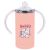25 Pack 12 OZ Sublimation White Blank Kids Sippy Cups Tumbler with Two Handles, Double Wall SS Vacuum Insulated Baby Bottle