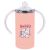 US Stock - 25 Pack 12 OZ Sublimation White Blank Kids Sippy Cups Tumbler with Two Handles, Double Wall SS Vacuum Insulated Baby Bottle(Local Pick-Up) 