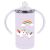 US Stock - 25 Pack 12 OZ Sublimation White Blank Kids Sippy Cups Tumbler with Two Handles, Double Wall SS Vacuum Insulated Baby Bottle(Local Pick-Up) 