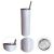 US Stock-CALCA 25 Pack 20 OZ Sublimation Glitter Tumbler Rainbow White Blanks Straight Tumbler Cups with Straw and Lid, Stainless Steel Coffee Tumbler Cups