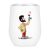 CALCA 12oz Stainless Steel Red Wine Tumbler Mugs with Sublimation Coating and Direct Drinking Lid