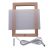 US Stock 6sets/pack CALCA Wood Photo Frame 3D LED Photo Frame kit (Wooden photo frame + blank acrylic board) DIY gift, Wholesale