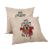 CALCA 50 Pack Linen 3D Sublimation Pillow Case Blanks 15.75in x 15.75in Fashional Cushion Cover Throw Pillow Covers with Invisible Zippers for DTF Printing