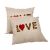 US Stock-CALCA 50 Pack Linen 3D Sublimation Pillow Case Blanks 15.75in x 15.75in Fashional Cushion Cover Throw Pillow Covers with Invisible Zippers for DTF Printing(Local Pick-Up)
