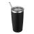 US Stock, CALCA 10pcs 20oz Travel Tumbler Stainless Steel Double Wall Vacuum Insulated Cup with Slider Lid(Black)