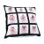 US Stock-CALCA 10 Pack Sublimation Blanks Polyester 9 Panel Photo Pillow Case Cushion Cover Throw Pillow Cover (15.7 x 15.75 Inches)