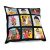 US Stock-CALCA 10 Pack Sublimation Blanks Polyester 9 Panel Photo Pillow Case Cushion Cover Throw Pillow Cover (15.7 x 15.75 Inches)