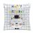 US Stock,10pcs Sublimation Blank Glitter Pillow Case Cushion Cover 15.75" x 15.75"