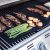 6pcs 13in x 15.7in 8 Mil Non-Stick Double-Sided BBQ Grill Mats(Black) for Electric Grill Gas Charcoal BBQ