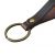 US Stock 10 Pack Personalized Leather Keychain Crazy horse leather boyfriend car key holder Keyfob, for Birthday Best Gift