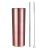 US Stock -  10pcs 20oz Skinny Tumbler Stainless Steel Insulated Water Bottle Double Wall Vacuum Travel Cup With Sealed Lid and Straw (Rose Gold)