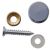 18mm Fitting Parts Brass Decorative Screw Cap Mirror Nails with Copper Washer for Acrylic Fixings