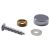 20mm Fitting Parts Brass Decorative Screw Cap Mirror Nails with Copper Washer for Acrylic Fixings