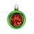 US Stock, CALCA 3.15" x 2.4" Sublimation Plastic Festive Wedding Party Decoration Christmas Ball Medium 200PCS