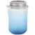 US Stock, 16oz/500ml Sublimation Blanks Frosted Gradient Mason Jar w/ LED Waterproof Solar Lid and Metal Handle