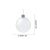 US Stock, CALCA Pack of 300 1.65" X 1.65" Sublimation High Clear Plastic Round Christmas Ornaments Christmas Season Ornaments