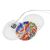 US Stock, CALCA Pack of 300 1.65" X 1.65" Sublimation High Clear Plastic Round Christmas Ornaments Christmas Season Ornaments