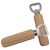 US Stock, CALCA 10 pcs Wooden Handle stainless steel Bottle Opener, Wooden Handle Beer Bottle Opener for Home, Kitchen, Bar, DIY Logo Engraved Gift