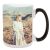 US Stock,36Pack 15oz Black Glossy Magic Mug Custom Ceramic Mugs With Handle Color Change Sublimation Blanks Cups Ceramic Coffee Mug
