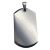 US Stock-CALCA 25pcs Wholesale High Quality Army Stainless Steel Military Blank Dog Tags