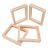 US Stock 6sets/pack CALCA Wood Photo Frame 3D LED Photo Frame kit (Wooden photo frame + blank acrylic board) DIY gift, Wholesale
