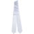 CALCA 10 Pieces 60 Inches White Sublimation Blanks Unisex Plain Graduation Stole, Satin Sash Graduation Honor Stole Scarf