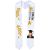 CALCA 10 Pieces 60 Inches White Sublimation Blanks Unisex Plain Graduation Stole, Satin Sash Graduation Honor Stole Scarf