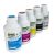 Spain Stock-5 Colors(C M Y K W) CALCA Direct to Transfer Film Ink for Epson Printheads. 80 oz, Bottle of 500ml, Water-based DTF Inks